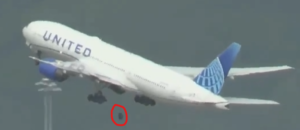 United Airlines Plane Loses Wheel